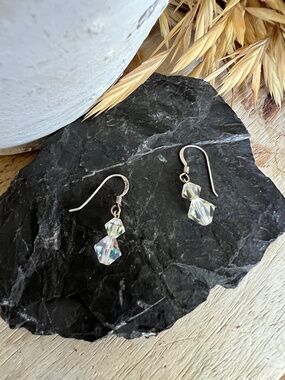 Y2K Crystal Beaded Drop Earrings